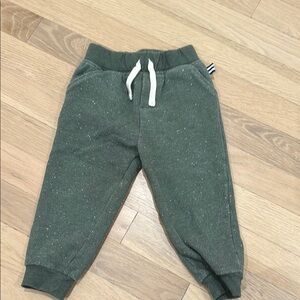 Splendid Green Sweatpants with Elastic Waistband